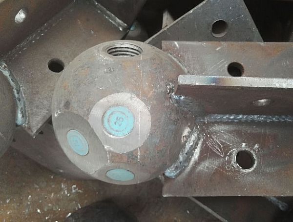 张家界螺栓球球塞，网架配件