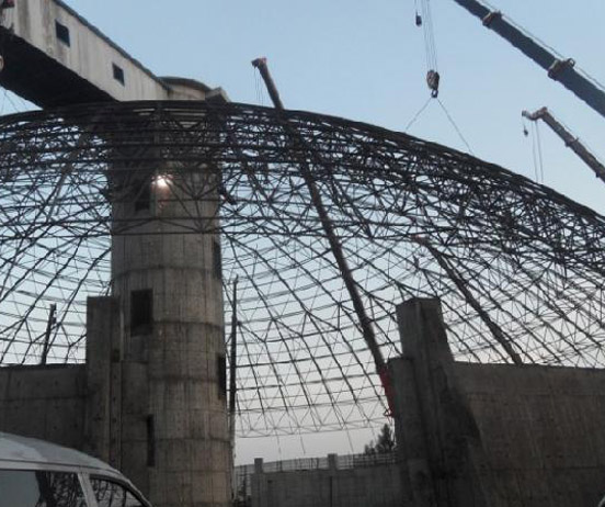 张家界网架分条或分块安装法